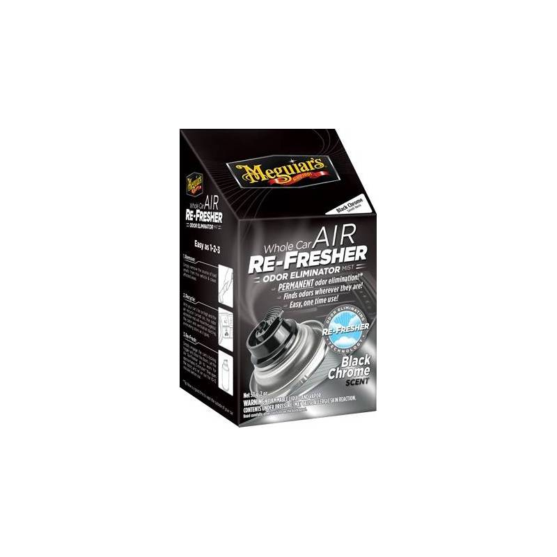 AIR RE-FRESHER BLACK CHROME (destructeur odeurs)