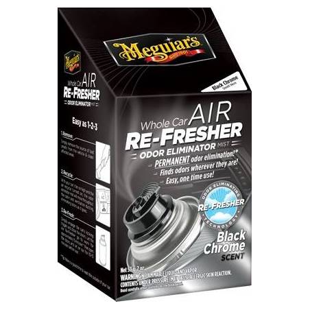 AIR RE-FRESHER BLACK CHROME (destructeur odeurs)