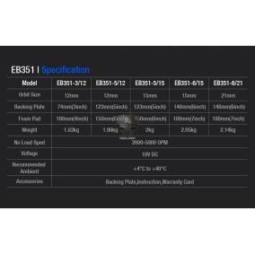 POLISSEUSE ROTATIVE SANS FIL EB251-6