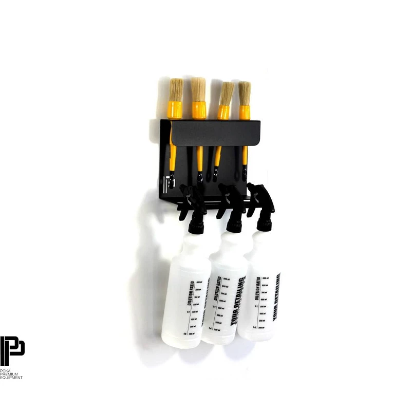 SUPPORT 4 PINCEAUX ET 4 PULVERISATEURS