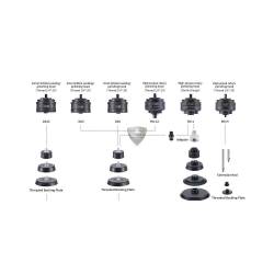 TETE ROTATIVE COUPLE ELEVE POUR POLISSEUSE EB210