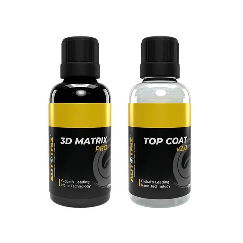 PACK 3D MATRIX PRO 50ml + TOP COAT 50ml (céramique 9H)