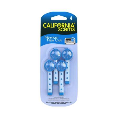 California Scents Vent Clip Newport New Car x4