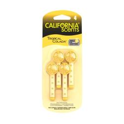 California Scents Vent Clip Tropical Colada x4