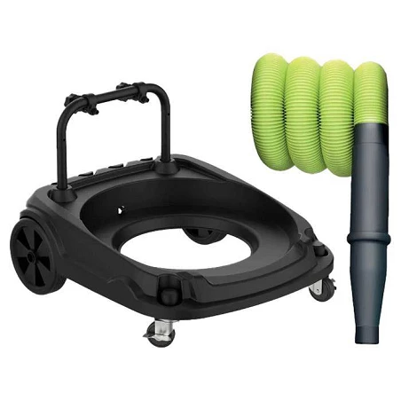 KIT SUPPORT A ROULETTES ET TUYAU 5M POUR BIGBOI SUCKR PRO PLUS