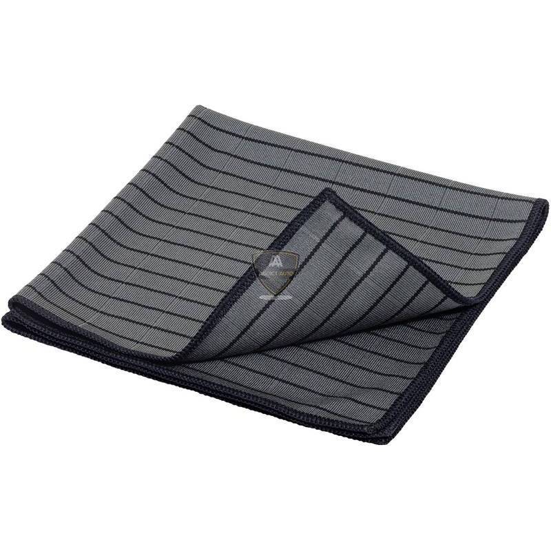 MICROFIBRE VITRES CARBONE 40x40cm (x2)