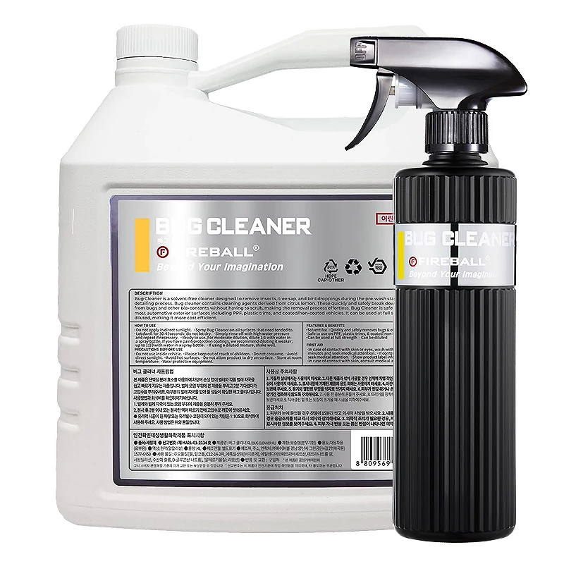 Fireball Bug Cleaner – nettoyant insectes voiture efficace – 500 ml & 4 L Fireball Bug Cleaner – nettoyant insectes voiture efficace – 500 ml & 4 L