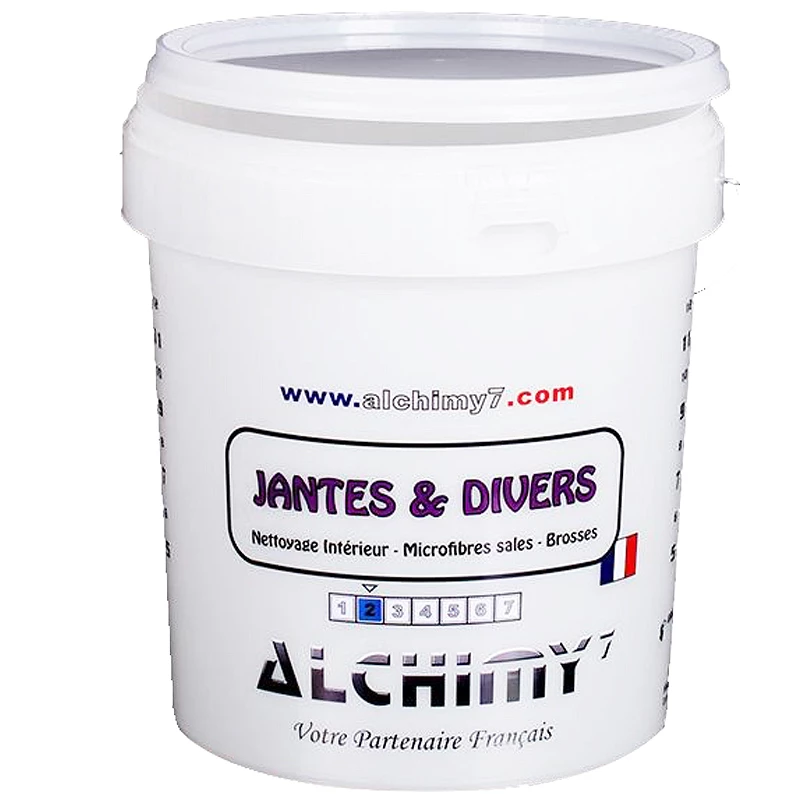 Alchimy7 Seau Jantes et Divers – Seau de nettoyage compact