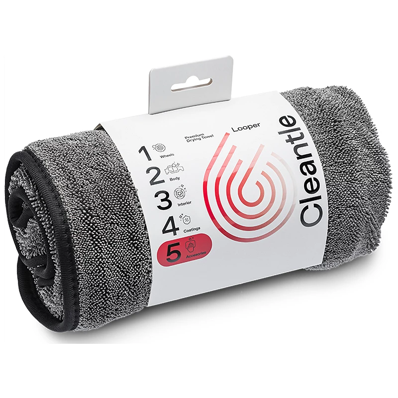 Cleantle Looper – Microfibre de séchage structure bouclée - 90x70cm