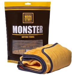 Microfibre de séchage voiture Work Stuff Monster - Capacité d'absorption hors norme
